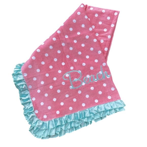 NWT beach bunny summer dot XL towel - Picture 4 of 8